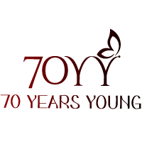 70 Years Young logo